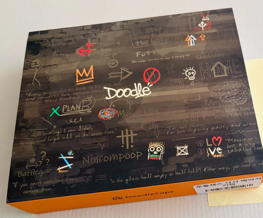 (새상품급) DoodleCaps 낙서 베이지 PBT 염료승화 키캡 이미지