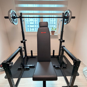 [직접운반 가능] 멜킨 홈짐 풀세트 / 원판 170kg / 3대운동 바로 가능 이미지