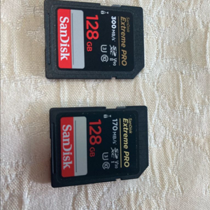 샌디스크 sd 128기가 2개 (v30, v90) 이미지