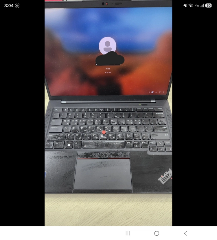 Thinkpad x1 carbon Gen11(i5-1345u, 32G, 512 SSD, LTE&셀룰러) 팝니다. 이미지