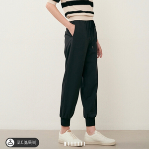 더캐시미어 밴딩 조거 팬츠 블랙 55 랑방 마인 타임 시스템 오브제 sjsj 이미지