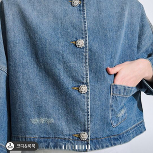 타임 워시드 칼라리스 데님 자켓 랑방 마인 더캐시미어 시스템 오브제 sjsj 이미지