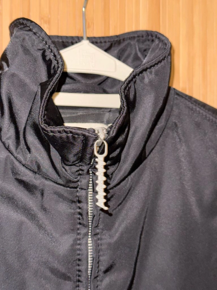마르니 (MARNI) 하이넥 집업 봄버 재킷 블랙 S 이미지