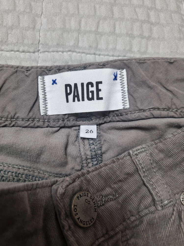 페이지 회색 코듀로이 바지 골덴 26 paige 이미지