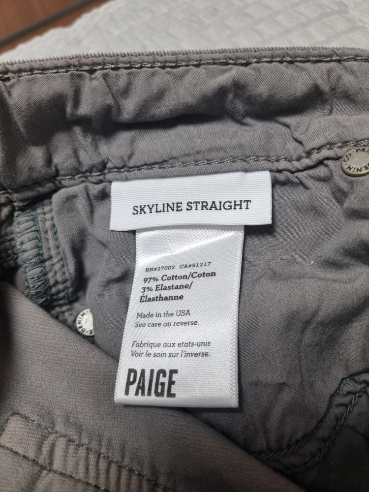 페이지 회색 코듀로이 바지 골덴 26 paige 이미지