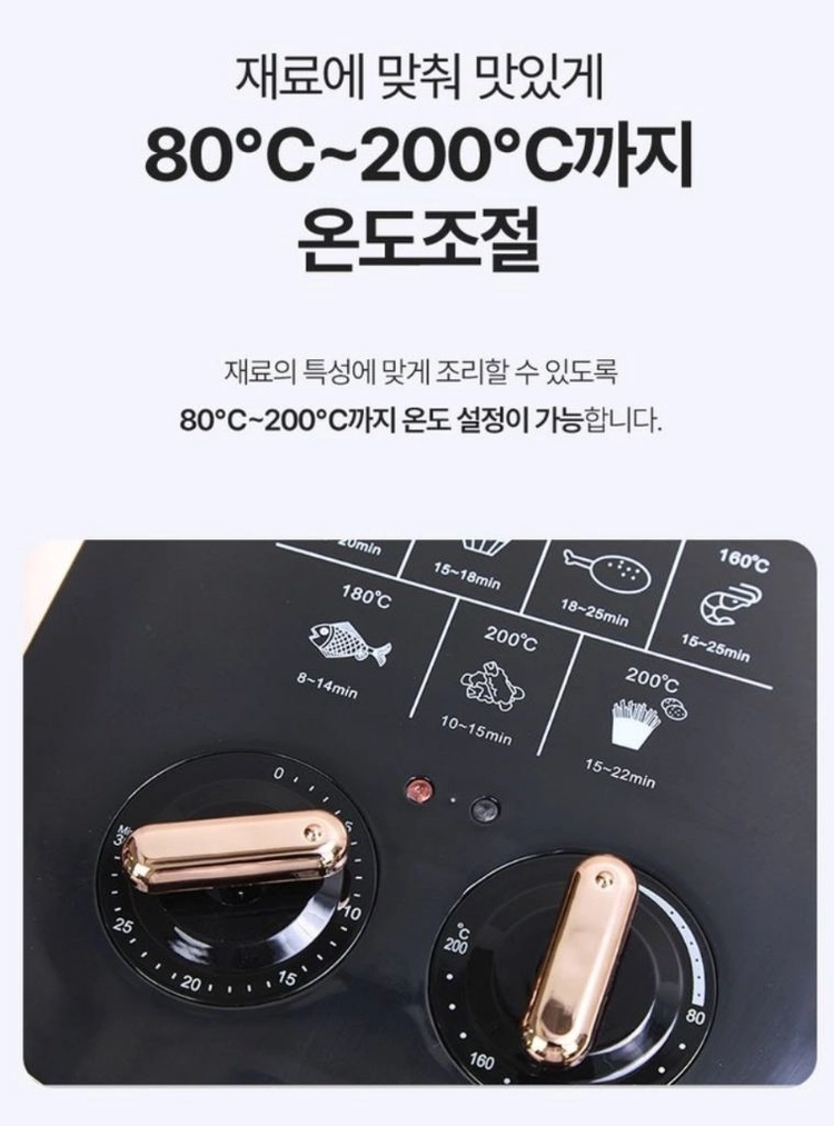 쿠비녹스 사각에어프라이어 3.5L 미개봉 새제품 이미지