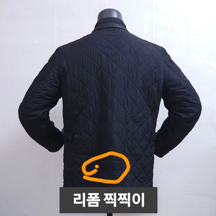 바버 퀼팅패딩 점퍼 두툼 100 이미지