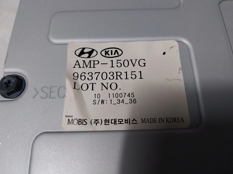 K7 순정 앰프 / 963703R150 96370-3R150 963703R151 96370-3R151 이미지