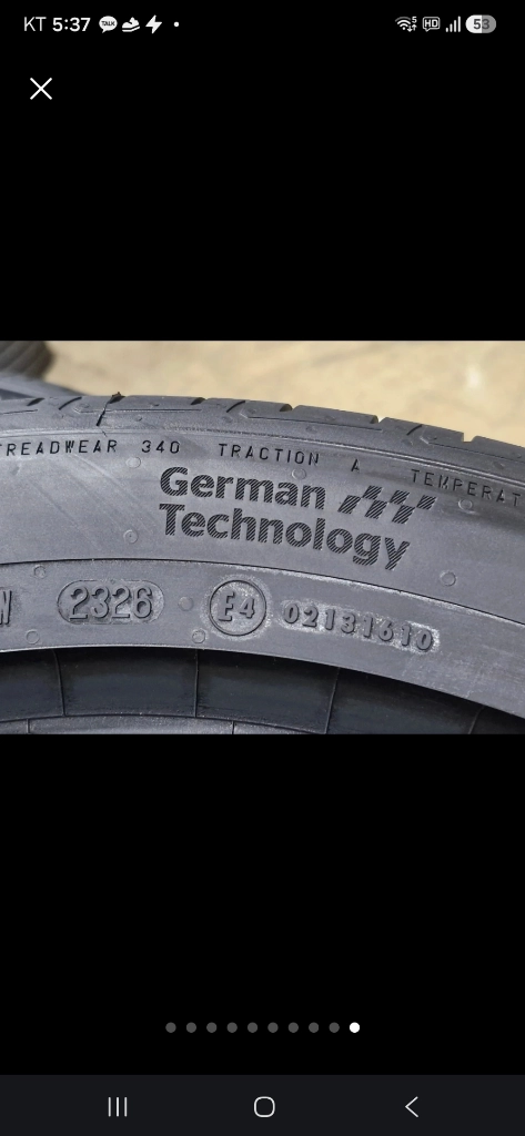 독일 기술력으로 만들어진 콘티넨탈 타이어를 만나보세요.TechContact TC Gold 모델로 245/45R18 이미지