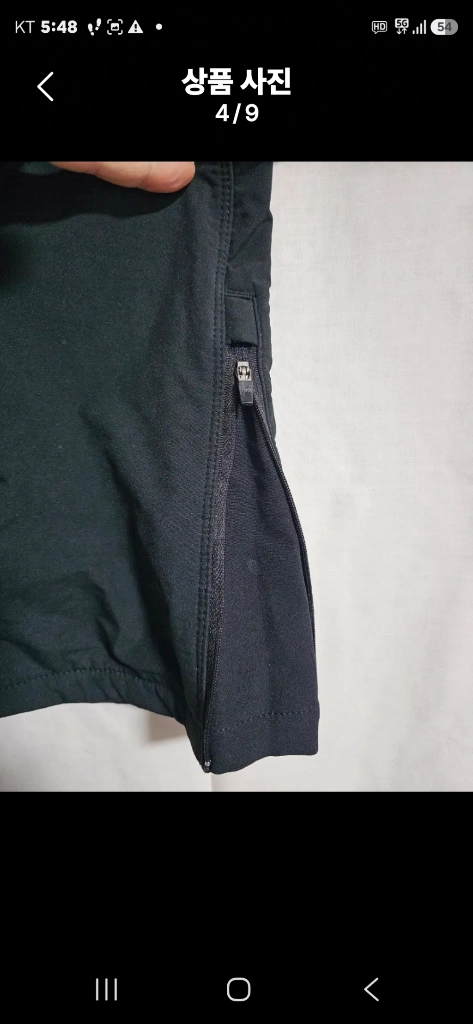 마무트 불랙/그레이 등산 골프 팬츠 이미지