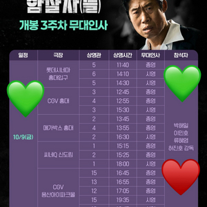 암살자들 B통로 2연석2매 무대인사 무인 이민호 박해일 유해진 이미지