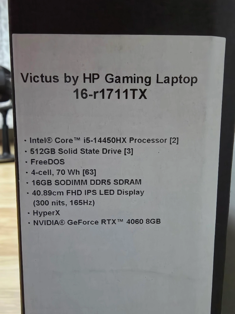 HP 빅터스 16 RTX4060 게이밍 노트북 신품급 이미지