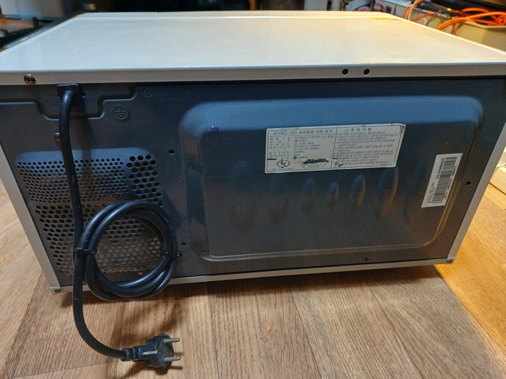 LG MD-272EJ 토스터 겸용 전자레인지 회전모터 고장품 이미지