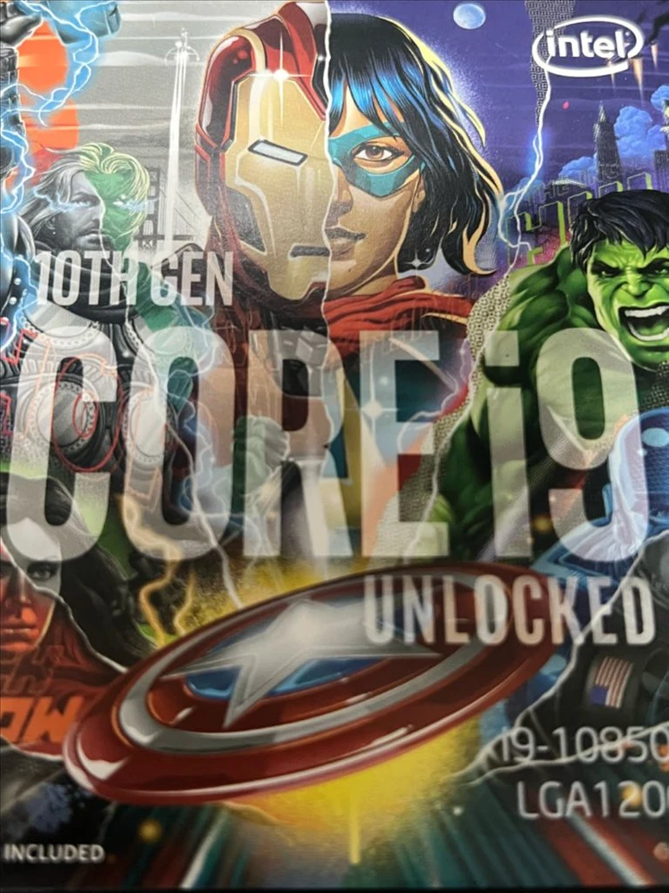 기가바이트 z490 vision g, i9 10850k 이미지