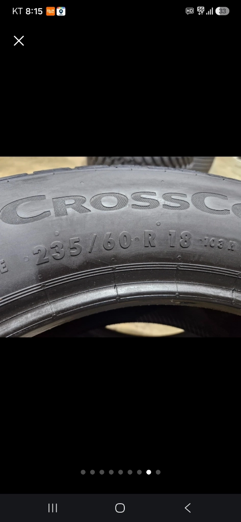 장착비 무료! 컨티넨탈 크로스컨택트 RX 235/60R18 타이어 2본 이미지