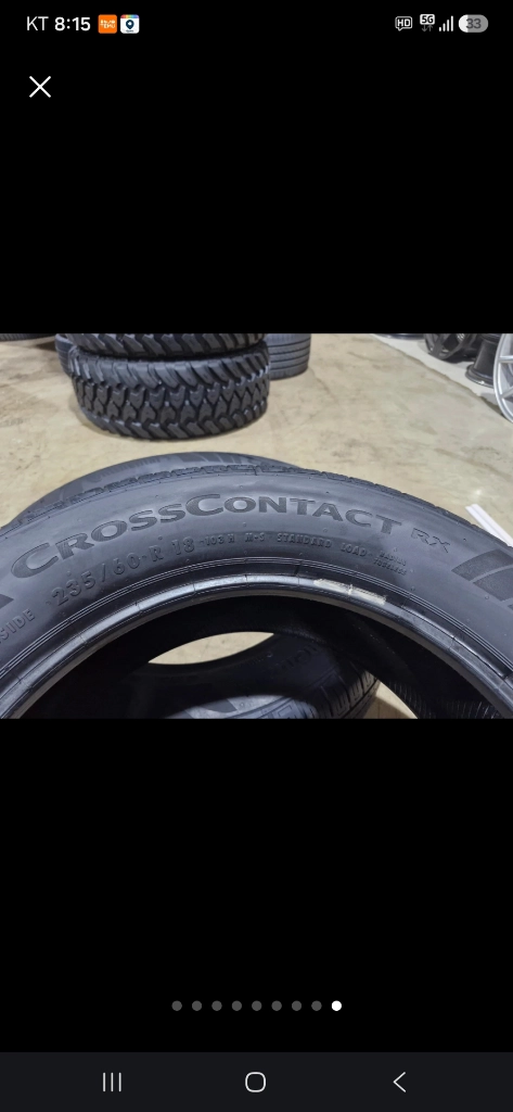장착비 무료! 컨티넨탈 크로스컨택트 RX 235/60R18 타이어 2본 이미지