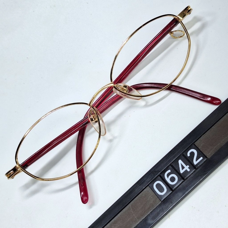 소니아 리키엘 SONIA RYKIEL 66-0003 선글라스테 안경테 여성용 티타늄 일본 빈티지 아메카지 Y2K 이미지