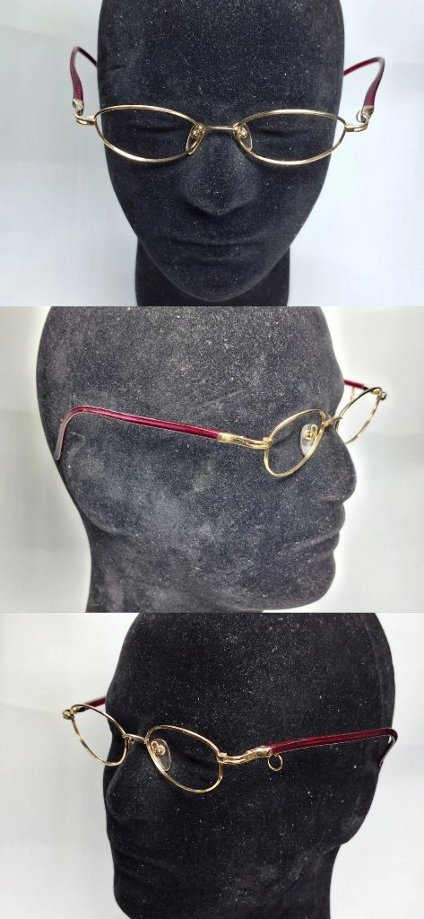소니아 리키엘 SONIA RYKIEL 66-0003 선글라스테 안경테 여성용 티타늄 일본 빈티지 아메카지 Y2K 이미지