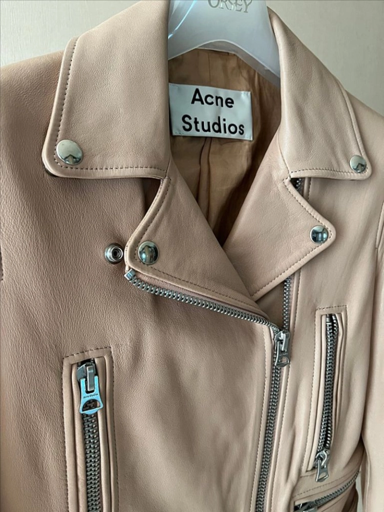 아크네 ACNE mock 레더 자켓 이미지