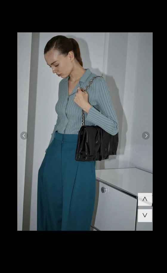 오르 orr 핀턱 울 와이드 슬랙스 팬츠 s 사이즈 새상품 이미지