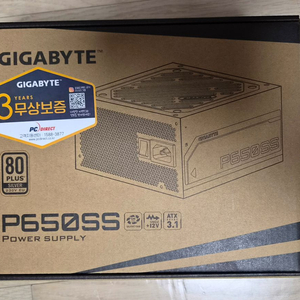 [미개봉] 기가바이트 650W 파워 80PLUS 실버 P650SS (경쟁 700W 600W 마이크로닉스 FSP 이미지