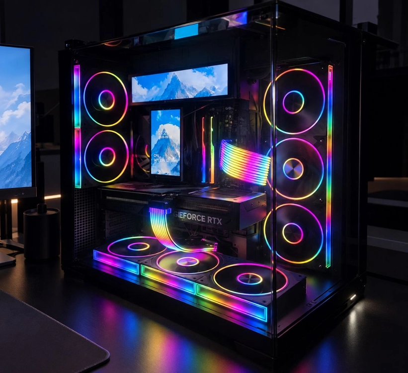 (신품) 라이젠7 9800X3D RTX5080 어항PC 이미지