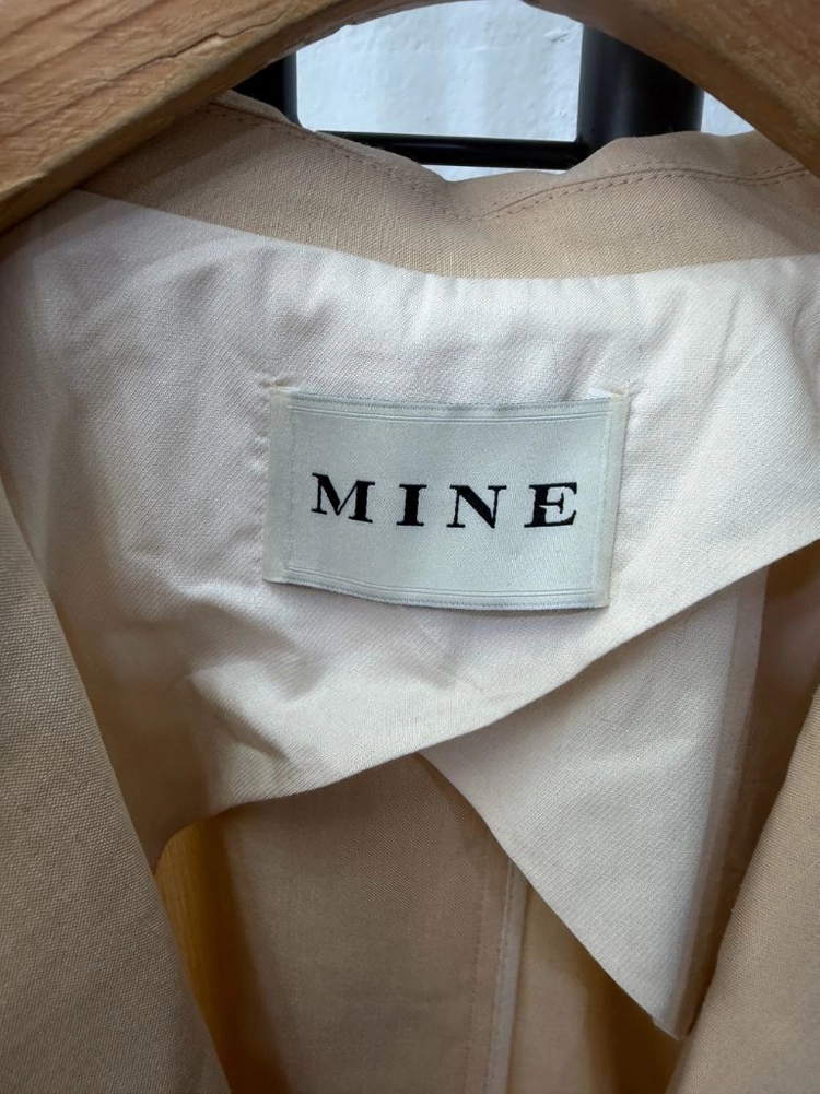 정품) MINE 마인 한섬 23ss 크롭 루즈핏 린넨자켓 76 이미지