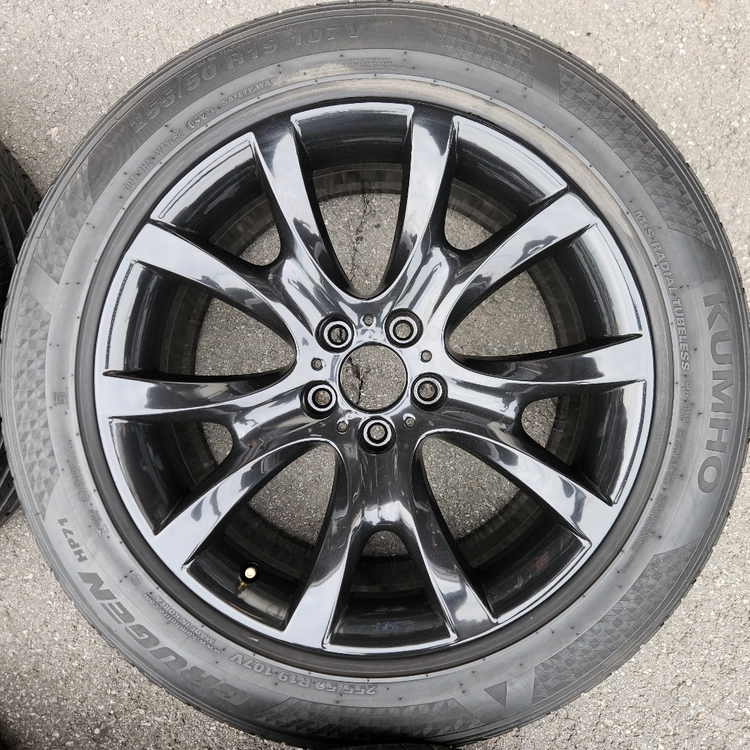 BMW X6 E71 E바디 19인치 휠 타이어 세트 판매합니다. 이미지