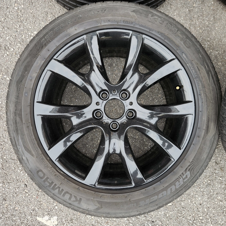 BMW X6 E71 E바디 19인치 휠 타이어 세트 판매합니다. 이미지