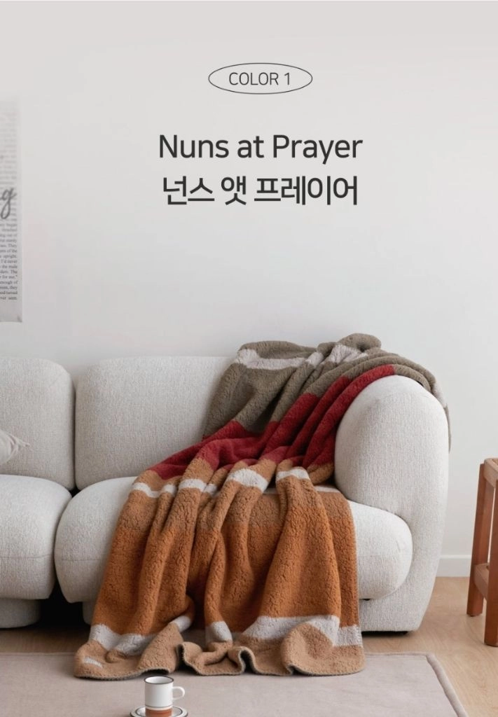 [새상품]오리고 양면 소프트 퍼 담요-125x175cm (중형), 피콕스윙 이미지