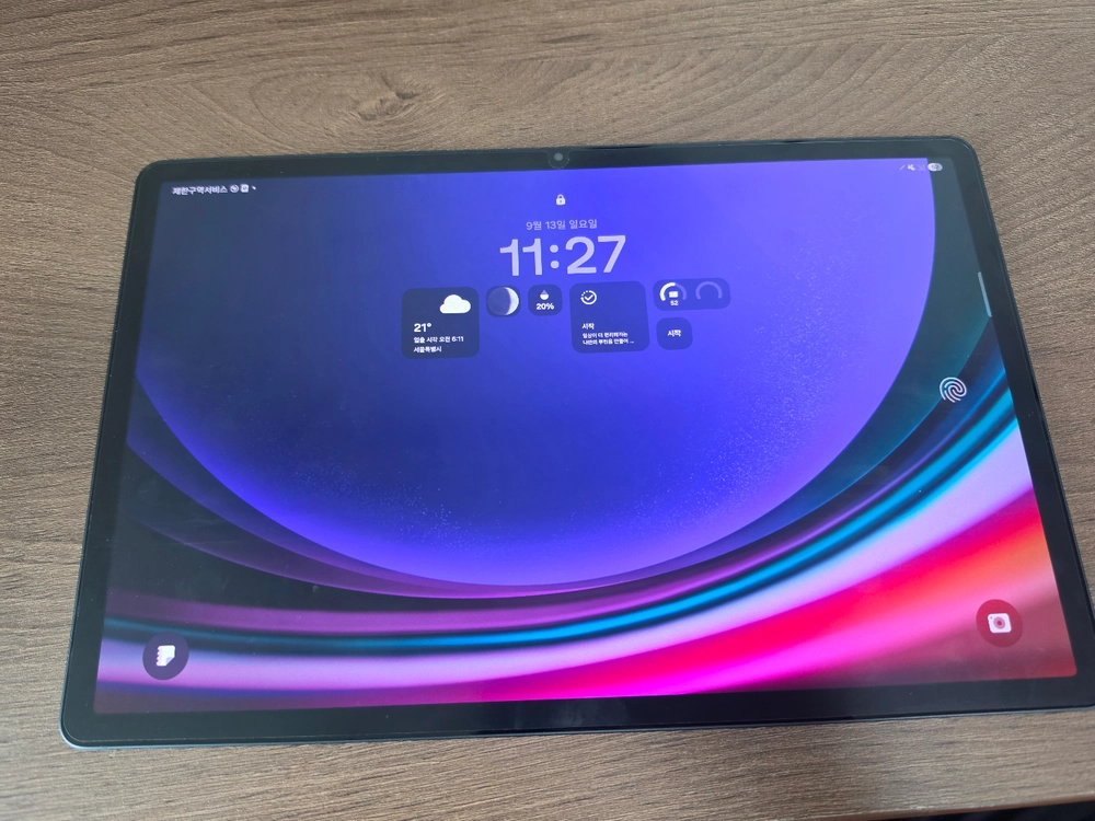 삼케플 풀박스 갤럭시탭 S9 플러스 5G 그라파이트 팝니다 이미지