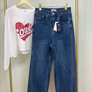 딥하우스진청세미와이드데님(M) 이미지