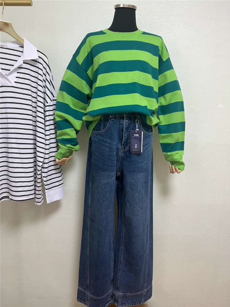 딥하우스진청세미와이드데님(M) 이미지