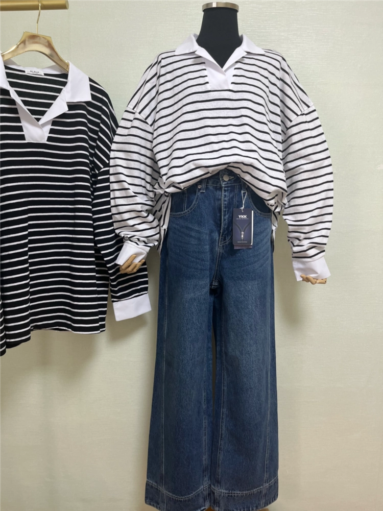 딥하우스진청세미와이드데님(M) 이미지