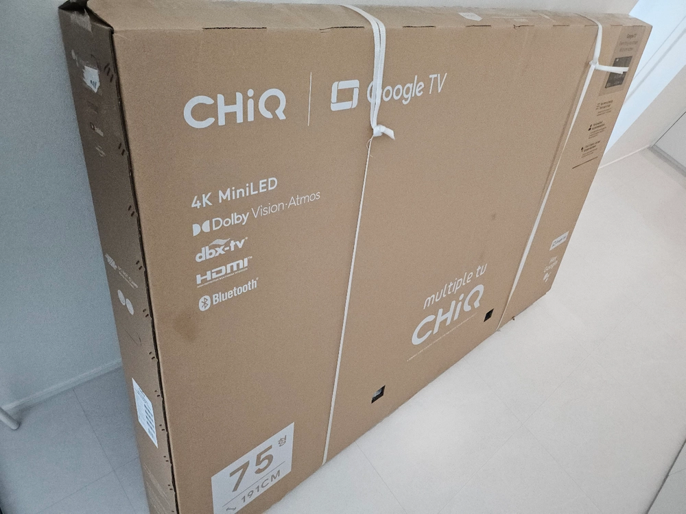 더함 ChiQ 75인치 4K UHD MiniLED 구글 TV 이미지