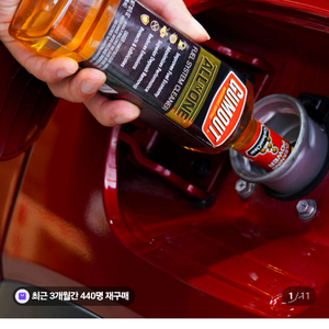 검아웃 올인원 가솔린 296ml 판매 이미지
