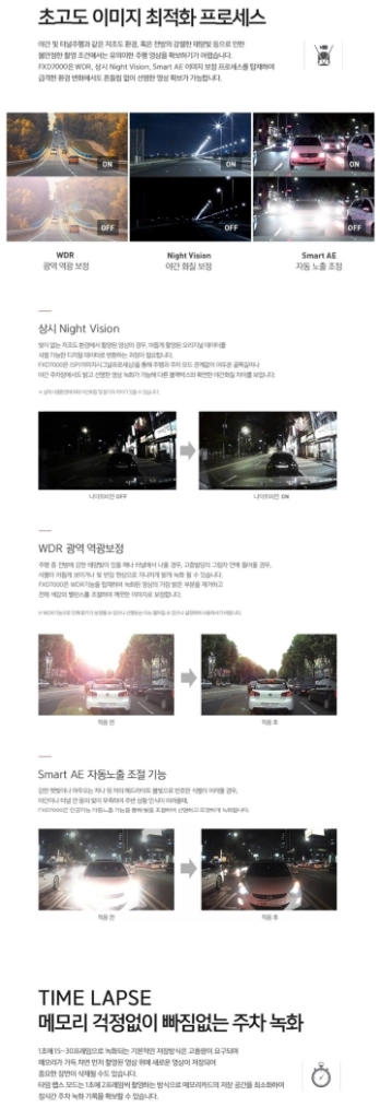 아이나비 FXD7000 블랙박스(32GB,GPS포함) 이미지