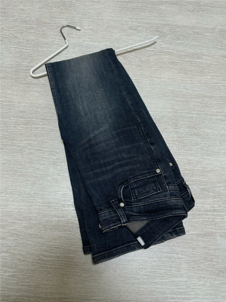 Hawa 하와 매직아워 부츠컷 데님 딥 블루 xs숏 이미지