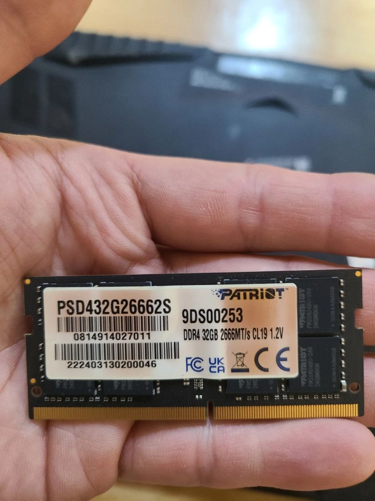 패트리어트 DDR4 노트북 램32gb 판매합니다 - 안심되는 중고거래