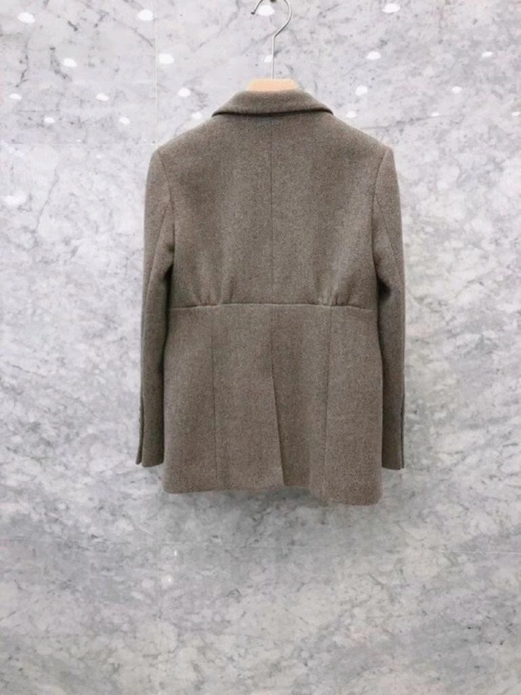 js뉴욕 울자켓 숏코트 블레이저 브라운 베이지 이미지