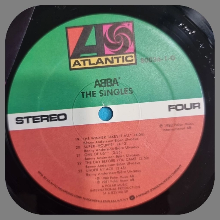 ABBA SINGLES LP 미국초판 NM/NM 이미지
