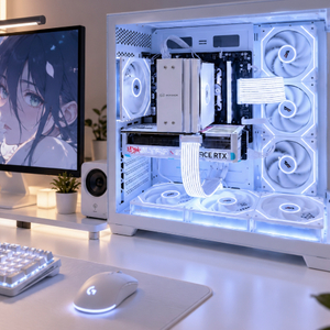 라이젠5 9600X RTX5060TI 화이트PC 팝니다 이미지