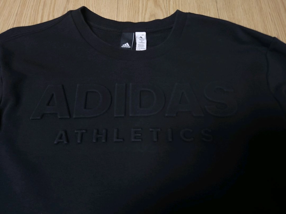 adidas 아디다스 애슬레틱스 리니지 로고 맨투맨, 스웨트 셔츠 L 이미지