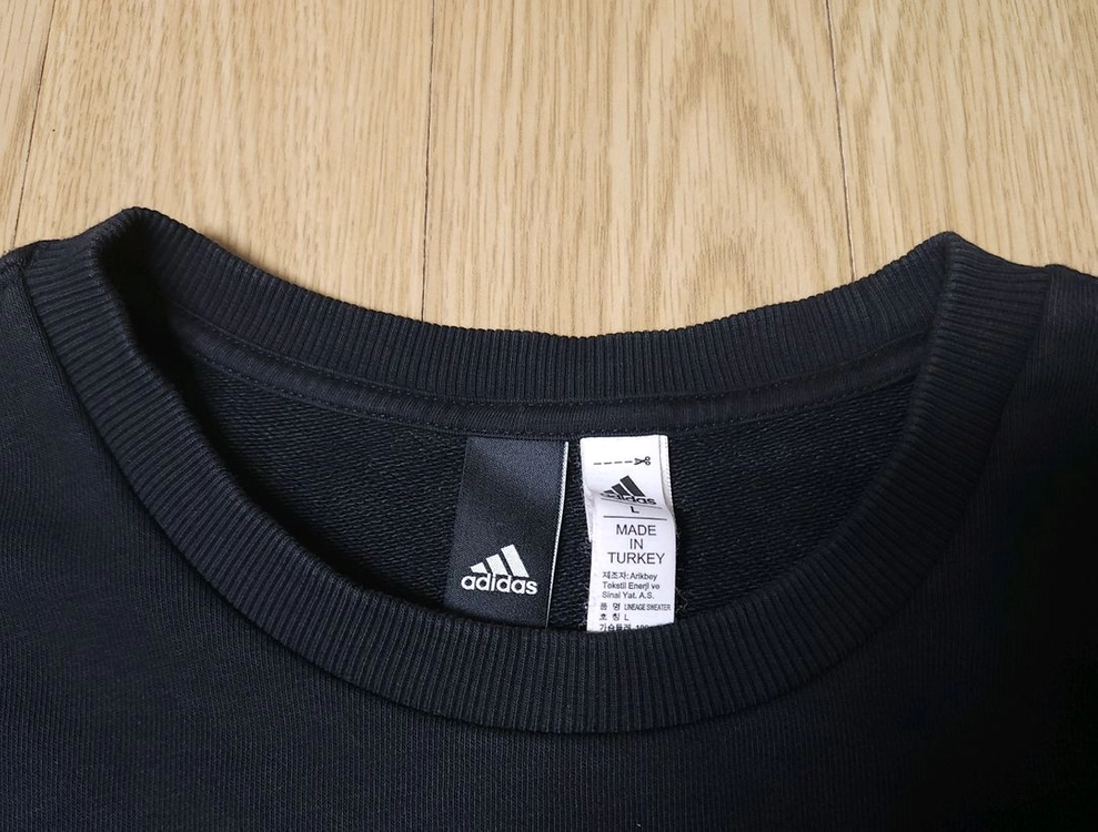 adidas 아디다스 애슬레틱스 리니지 로고 맨투맨, 스웨트 셔츠 L 이미지
