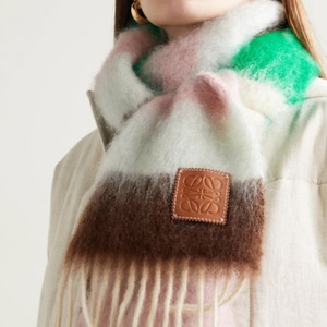 LOEWE 로에베 멀티 스트라이프 모헤어 머플러 이미지