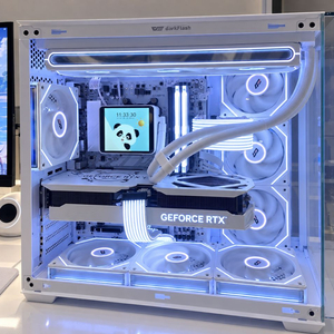 라이젠7 9800X3D RTX4070TI 갤럭시 화이트PC 이미지