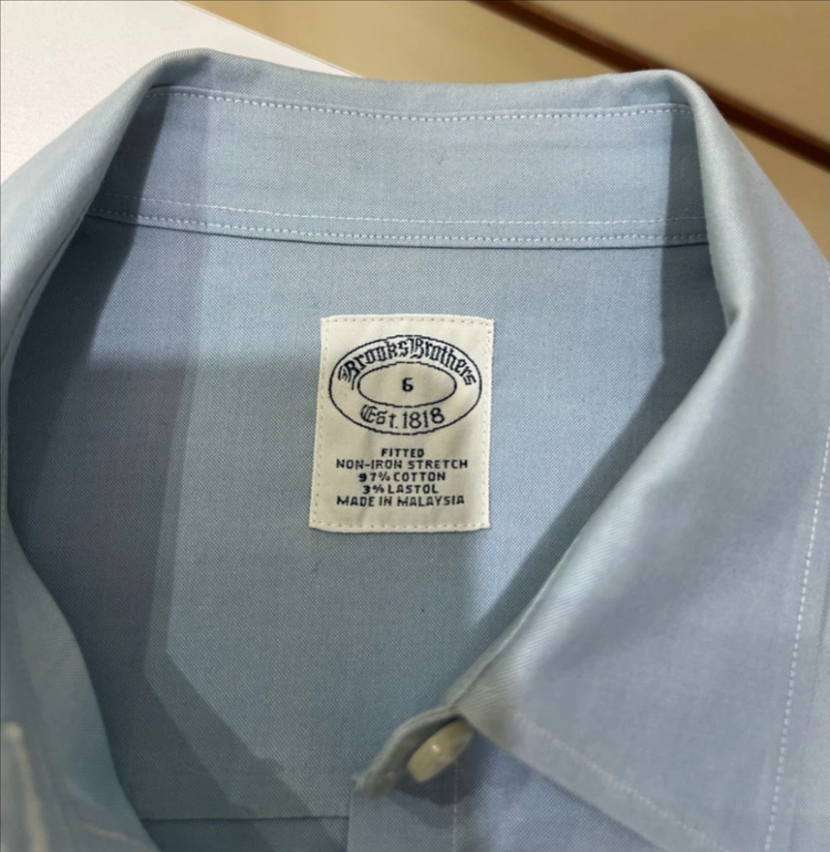 브룩스 브라더스(Brooks Brothers) 블루 셔츠 이미지