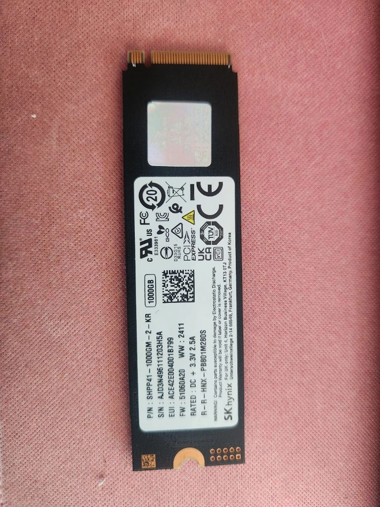 하이닉스 p41 1tb,삼성 pm9a1 ssd 1tb, 웬디,pny ssd, tforce sata ssd 이미지