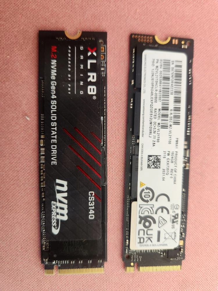 하이닉스 p41 1tb,삼성 pm9a1 ssd 1tb, 웬디,pny ssd, tforce sata ssd 이미지