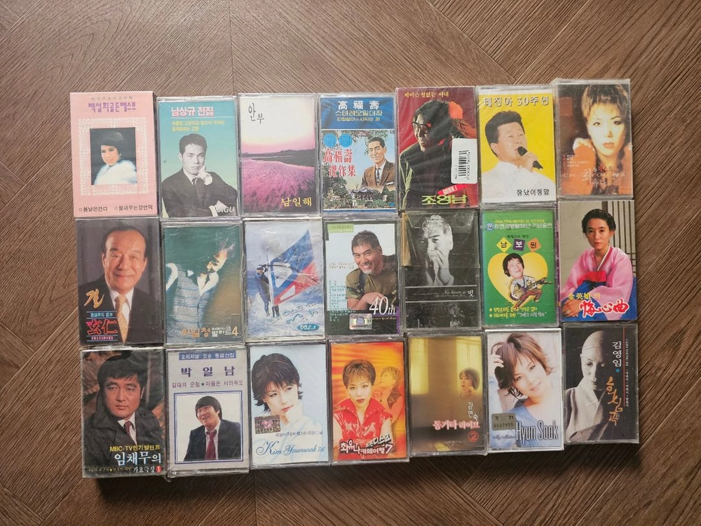 미개봉 카세트 테이프 이미지